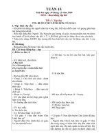 GA 5 Lớp 5 Tuần 15 CKTKN