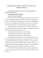 TÌNH HÌNH THỰC TẾ CÔNG TÁC KẾ TOÁN VẬT LIỆU Ở LÂM TRƯỜNG LẬP THẠCH