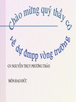 ĐẠO ĐỨC :QUAN TÂM GIÚP ĐỠ HÀNG XÓM LÁNG GIỀNG