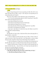 THỰC TRẠNG MARKETING CỦA CÔNG TY XĂNG DẦU BẾN TRE