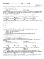 ĐỀ THI VẠT LÝ 10 A & B
