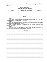 Kiem tra 1 tiet mon van 8