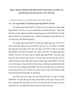 THỰC TRẠNG ĐÁNH GIÁ RỦI RO TRƯỚC KHI CHO VAY ĐTPT TẠI CHI NHÁNH NGÂN HÀNG ĐT VÀ PT YÊN BÁI