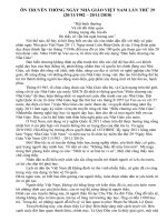 Ôn Truyền Thống Nhà Giáo 2010