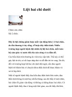 Liệt hai chi dưới