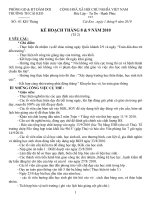 KẾ HOẠCH THÁNG 09 -2010 -TỔ 2