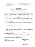 Quyết định thanh tra toàn diện