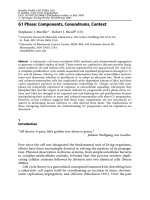 G1 Phase - Components, Conundrums, Context