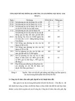 TỔNG HỢP TIẾN ĐỘ THÔNG QUA PHƯƠNG ÁN GIẢI PHÓNG MẶT BẰNG  GIAI ĐOẠN 1