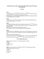 Đề thi vào lớp 10 chuyên Hóa của Tiền Giang năm 2007