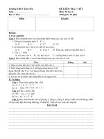 Kiem tra 1tiet so hoc 6 - tuan 14