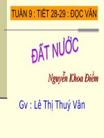 Đất nước -NKĐ- thao giảng