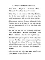 Làm quen với Power Point