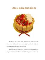 Chia sẻ miếng bánh đầu tư