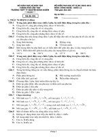 ĐỀ KT HKII NH 2010-2011