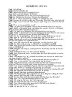 Một số câu hỏi ôn tập Lịc sử 6