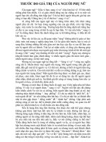 thuoc do gia tri nguoi phu nu