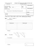 Đề thi HSG giải toán trên máy tính Casio