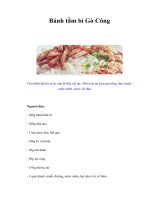 Bánh tằm bì Gò Công