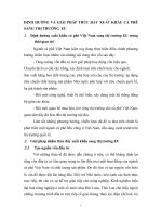 ĐỊNH HƯỚNG VÀ GIẢI PHÁP THÚC ĐẢY XUẤT KHẨU CÀ PHÊ SANG THỊ TRƯỜNG  EU