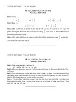 Đề tự luyện tuần 15