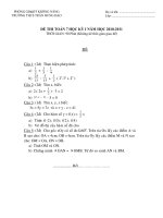 ĐỀ KT TOÁN 7 HK I NĂM HỌC 2010