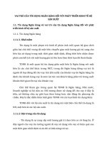 VAI TRÒ CỦA TÍN DỤNG NGÂN HÀNG ĐỐI VỚI PHÁT TRIỂN KINH TẾ HỘ SẢN XUẤT