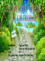 Tập Làm Văn: Chia vui. Kể về anh chị