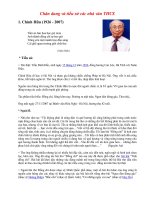 Chân dung, tiểu sử các nhà văn