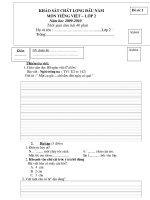 khao sat dau nam tv2