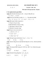 Đề thi HKI (ĐA+BĐ) đề số 5