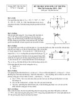 Đề+ĐA chọn HSG vòng tỉnh 2010