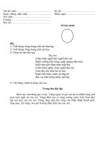 Đề thi Học sinh viết chữ đẹp năm học 2010 - 2011