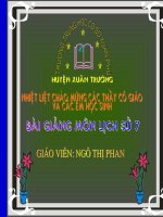 SỰ PHAT TRIỂN KINH TẾ NHÀ TRẦN