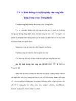 Giá trị dinh dưỡng và trị liệu pháp của rong biển dùng trong y học Trung Quốc