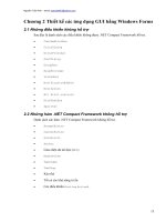 Thiết kế các ứng dụng GUI bằng windows forms