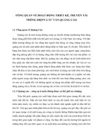 TỔNG QUAN VỀ HOẠT ĐỘNG THIẾT KẾ, TRUYỀN TẢI THÔNG ĐIỆPVÀ TƯ VẤN QUẢNG CÁO