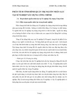 PHÂN TÍCH TÌNH HÌNH QUẢN TRỊ NGUỒN NHÂN LỰC TẠI XÍ NGHIỆP XÂY DỰNG CÔNG TRÌNH