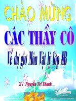 Tiết 12 - Lực đẩy ac-si-met
