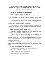 MỘT SỐ GIẢI PHÁP NHẰM NÂNG CAO HIỆU QUẢ TRONG CÔNG TÁC HUY ĐỘNG VÀ SỬ DỤNG VỐN TẠI NGÂN HÀNG NÔNG NGHIỆP VÀ PHÁT TRIỂN NÔNG THÔN QUẬN HAI BÀ TRƯNG