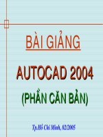 GIAO TRINH AUTOCAD 2D 1