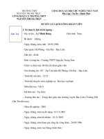 mẫu lí lịch công đoàn viên