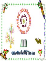 Từ chỉ hoạt động trang thái dấu phẩy (Lê Thị Thu Anh)