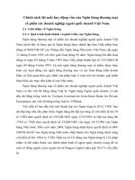 Chính sách lãi suất huy động vốn của Ngân hàng thương mại cổ phần các doanh nghiệp ngoài quốc doanh Việt Nam