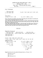 Đe khao sat HSG Toan - lôp 5 ( lan 2)