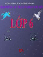 Sinh 6 tiết 24 Quang Hợp