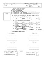 de kiem tra cuoi KI- Toan 5