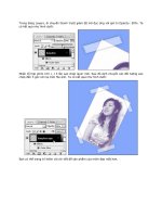 Photoshop CS 3 ; Thao tác với Layer P2