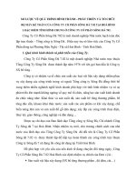 SƠ LƯỢC VỀ QUÁ TRÌNH HÌNH THÀNH - PHÁT TRIỂN VÀ TỔ CHỨC