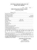 BM.TBXH.03. - Phiếu đăng ký dự tuyển lao động(dùng cho người nước ngoài)